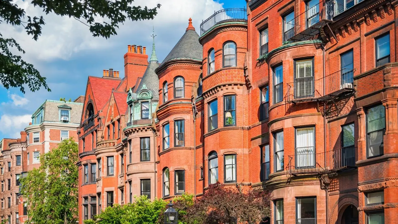 Back Bay neighborhood in Boston, MA